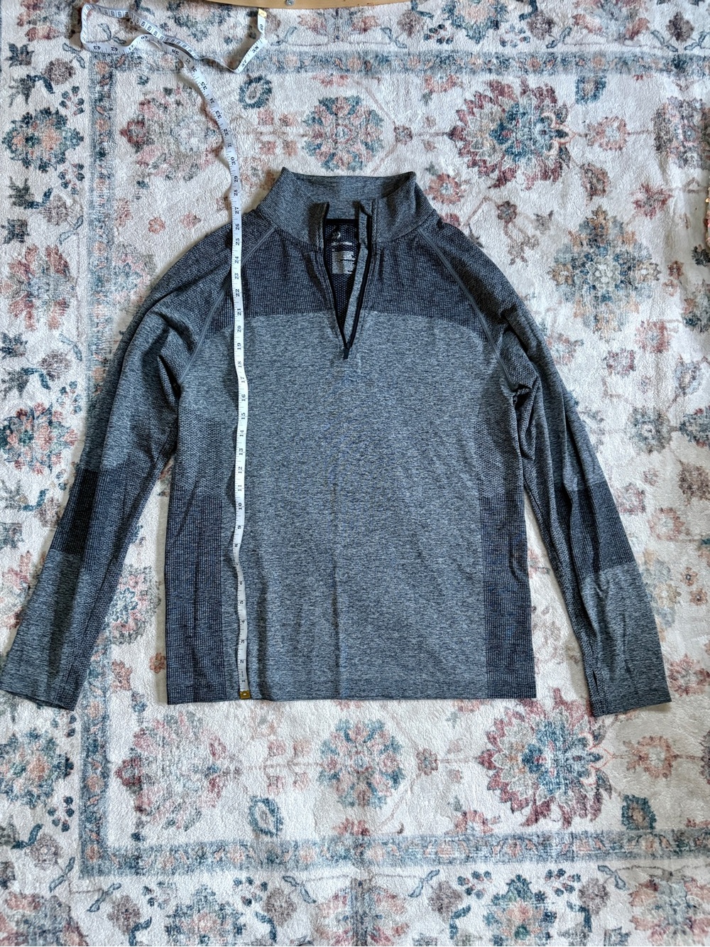 all in motion Quarter Zip Running Jacket-Gray